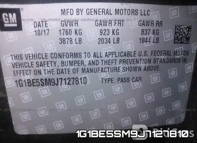 1G1BE5SM9J7127810 фото 10