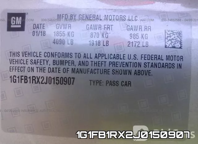 1G1FB1RX2J0150907 фото 10