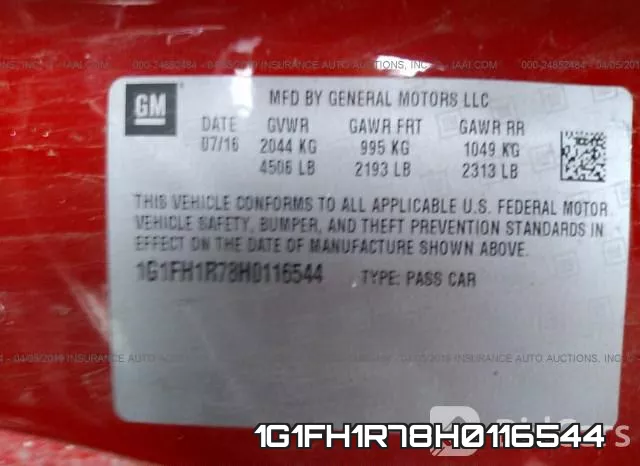 1G1FH1R78H0116544 фото 10