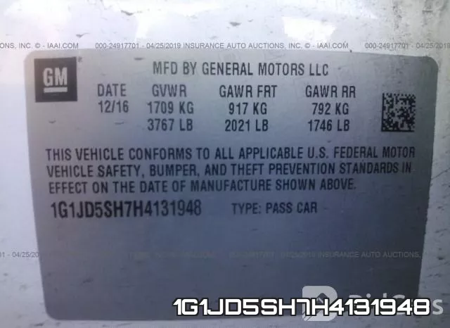 1G1JD5SH7H4131948 фото 10