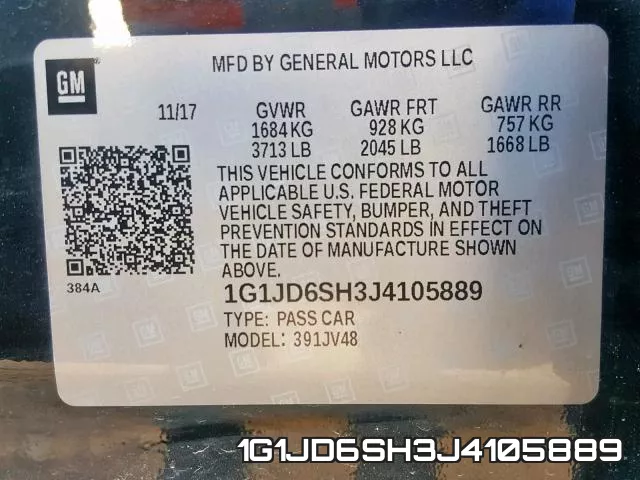 1G1JD6SH3J4105889 фото 2