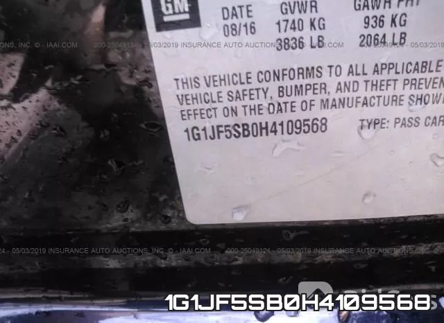 1G1JF5SB0H4109568 фото 10