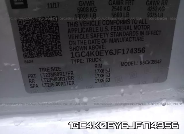 1GC4K0EY6JF174356 фото 10