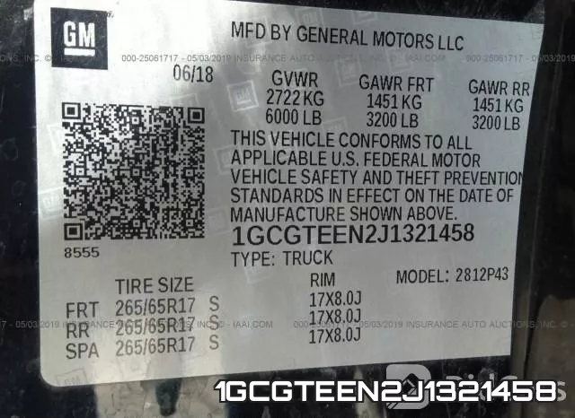 1GCGTEEN2J1321458 фото 10