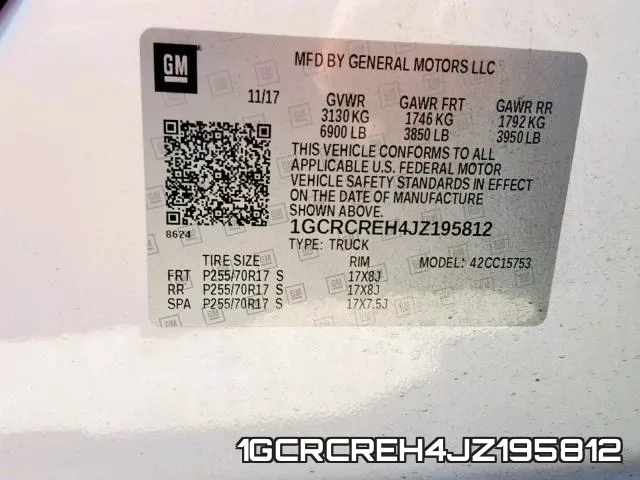 1GCRCREH4JZ195812 фото 2