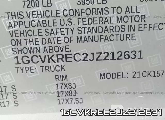 1GCVKREC2JZ212631 фото 10