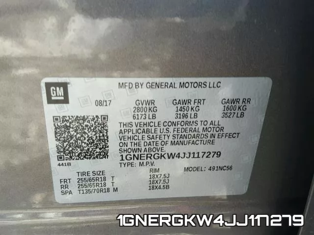 1GNERGKW4JJ117279 фото 2