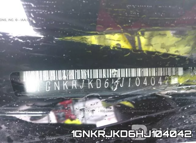1GNKRJKD6HJ104042 фото 10