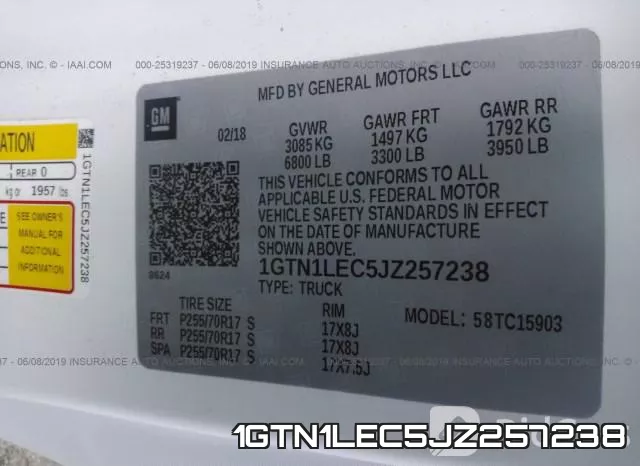 1GTN1LEC5JZ257238 фото 10