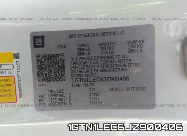 1GTN1LEC6JZ900406 фото 10