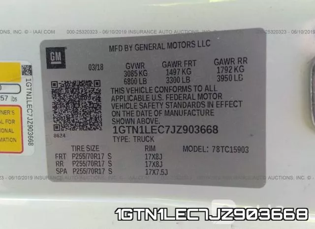 1GTN1LEC7JZ903668 фото 10