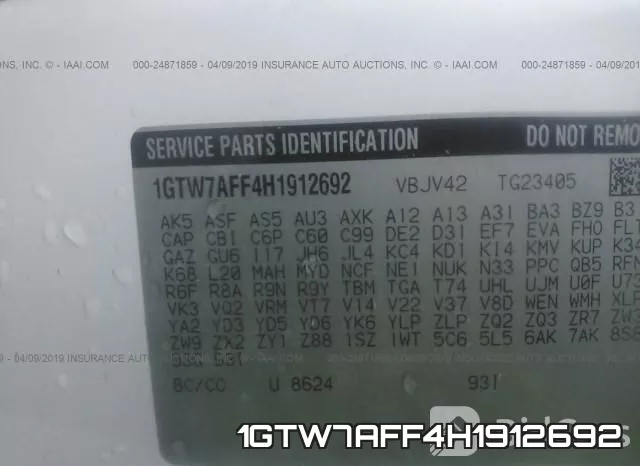 1GTW7AFF4H1912692 фото 10