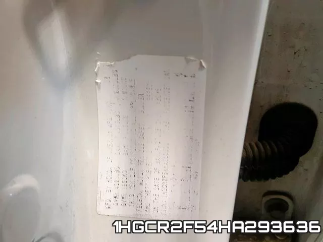 1HGCR2F54HA293636 фото 2