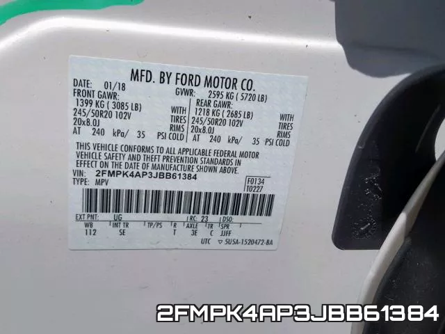 2FMPK4AP3JBB61384 фото 2