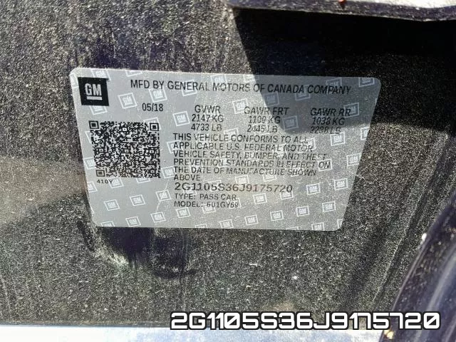 2G1105S36J9175720 фото 2