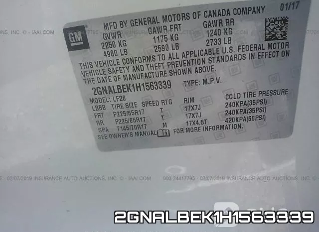 2GNALBEK1H1563339 фото 10