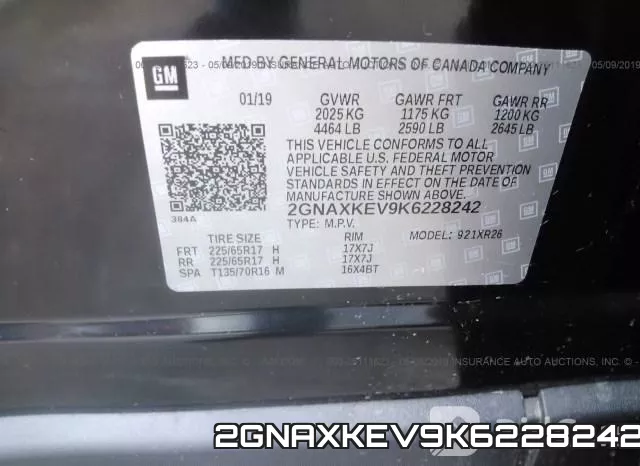 2GNAXKEV9K6228242 фото 10
