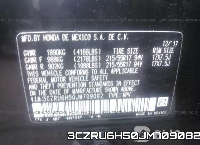 3CZRU6H50JM709082 фото 10
