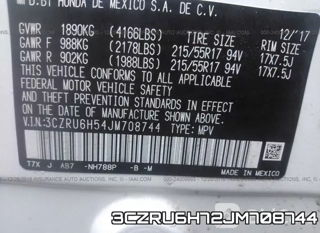 3CZRU6H72JM708744 фото 10