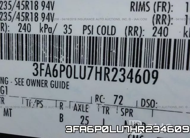 3FA6P0LU7HR234609 фото 10