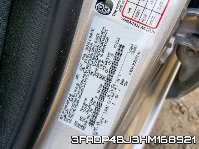 3FADP4BJ3HM168921 фото 2