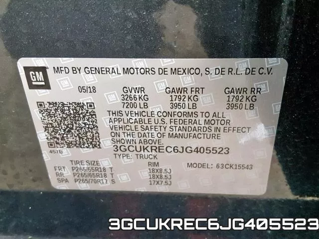 3GCUKREC6JG405523 фото 2
