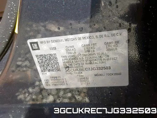 3GCUKREC7JG332503 фото 2