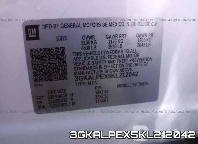 3GKALPEX5KL212042 фото 10