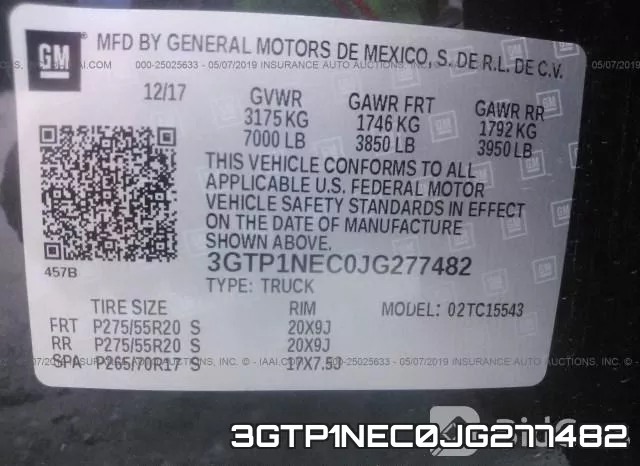 3GTP1NEC0JG277482 фото 10