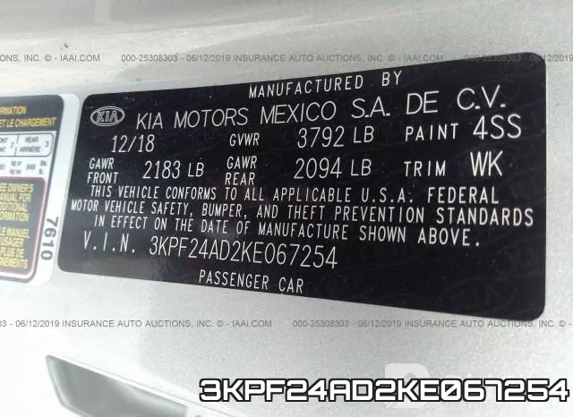 3KPF24AD2KE067254 фото 10
