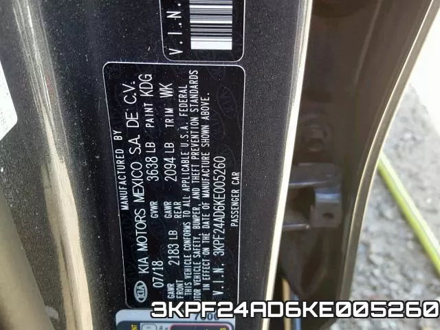 3KPF24AD6KE005260 фото 2