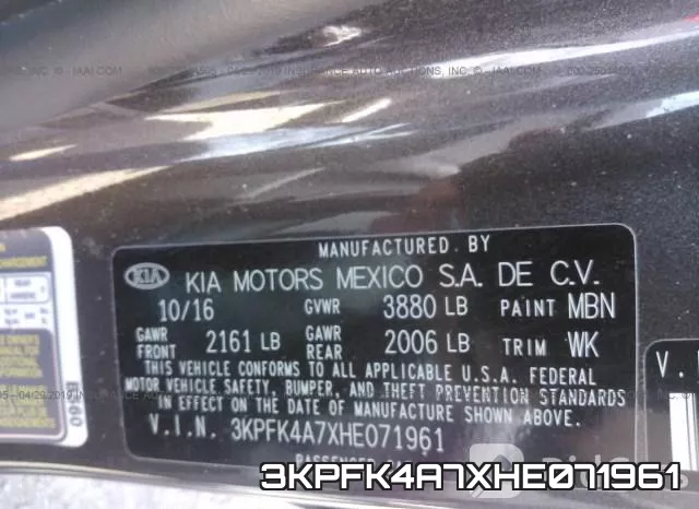3KPFK4A7XHE071961 фото 10