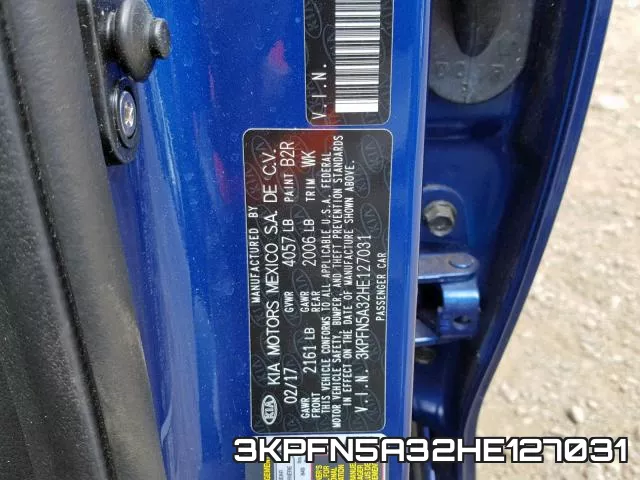 3KPFN5A32HE127031 фото 2