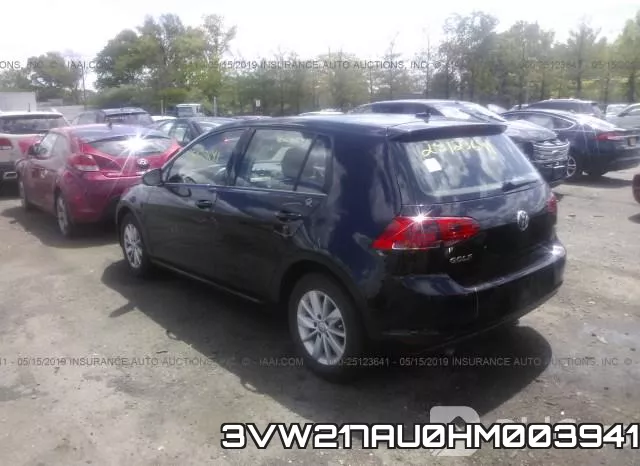 3VW217AU0HM003941 фото 4