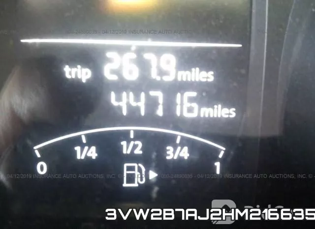 3VW2B7AJ2HM216635 фото 8