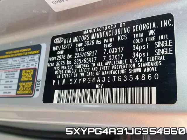5XYPG4A31JG354860 фото 2