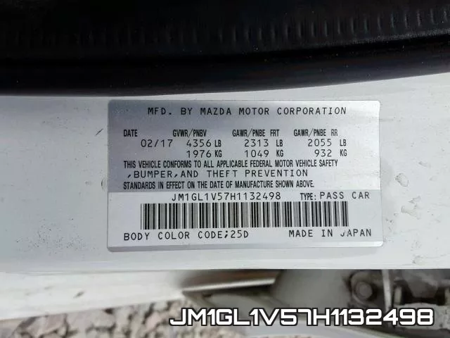 JM1GL1V57H1132498 фото 2