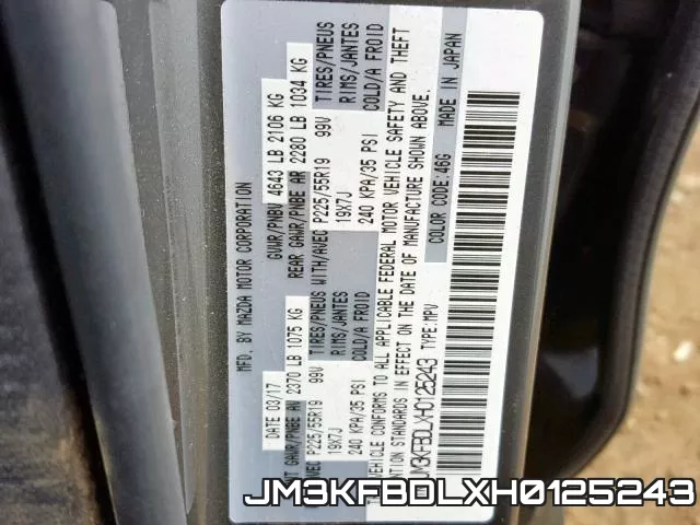 JM3KFBDLXH0125243 фото 2
