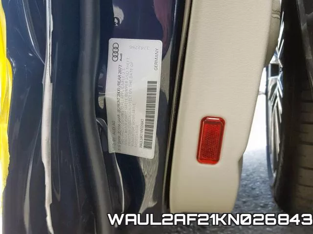 WAUL2AF21KN026843 фото 2