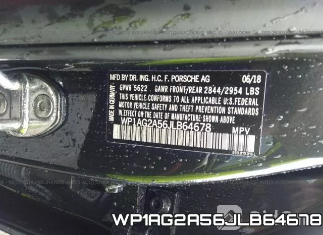 WP1AG2A56JLB64678 фото 10