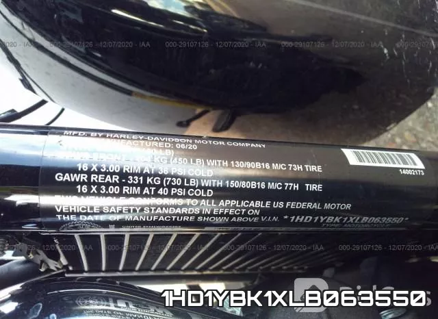 1HD1YBK1XLB063550 фото 2
