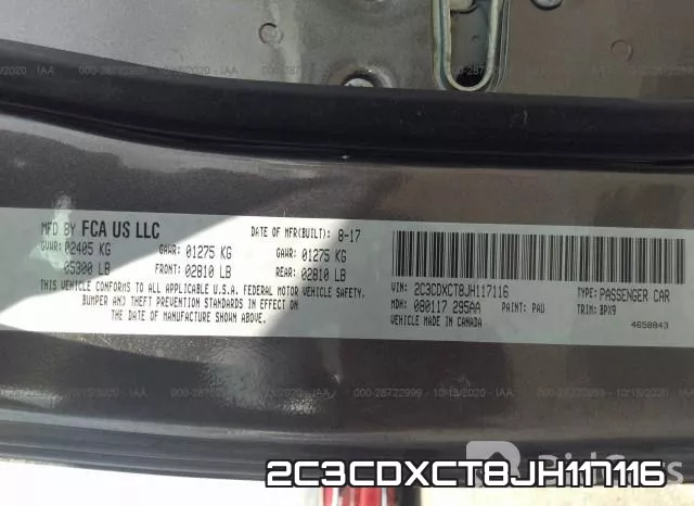 2C3CDXCT8JH117116 фото 9