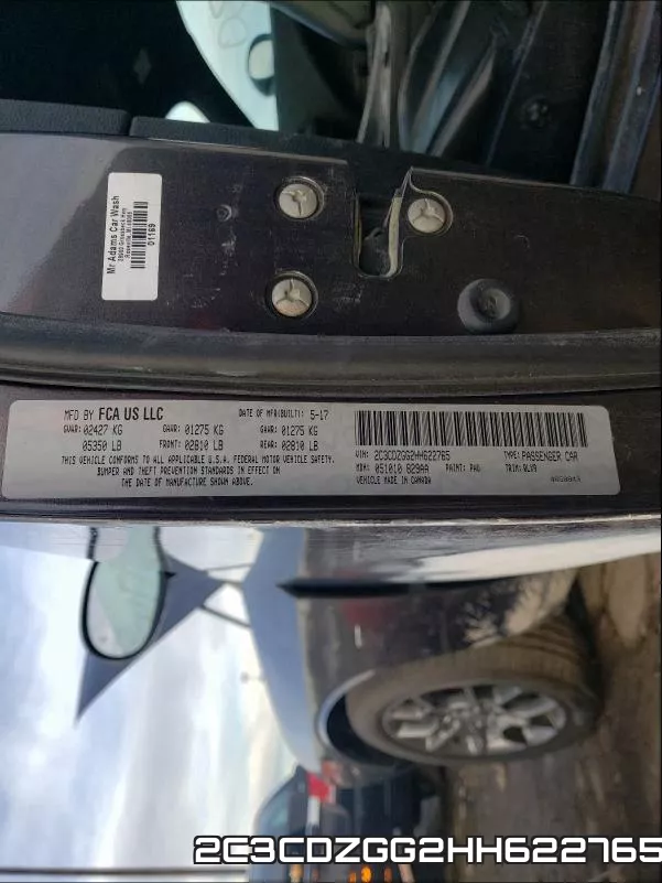 2C3CDZGG2HH622765 фото 2