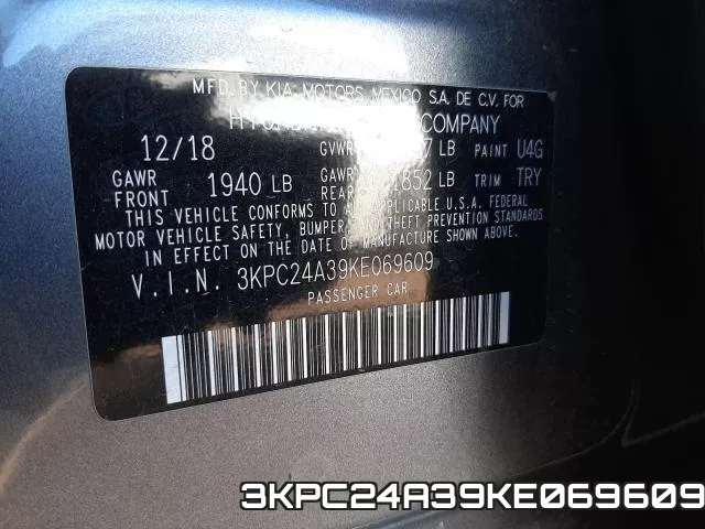 3KPC24A39KE069609 фото 2