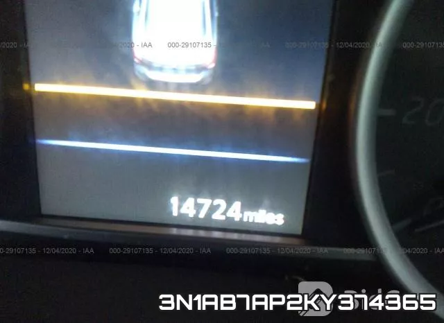 3N1AB7AP2KY374365 фото 8