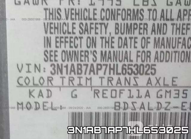 3N1AB7AP7HL653025 фото 10
