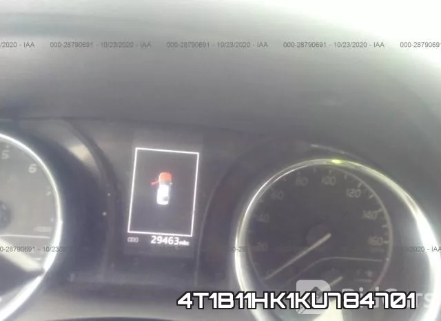 4T1B11HK1KU784701 фото 8