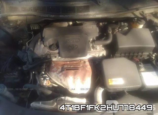 4T1BF1FK2HU778449 фото 2