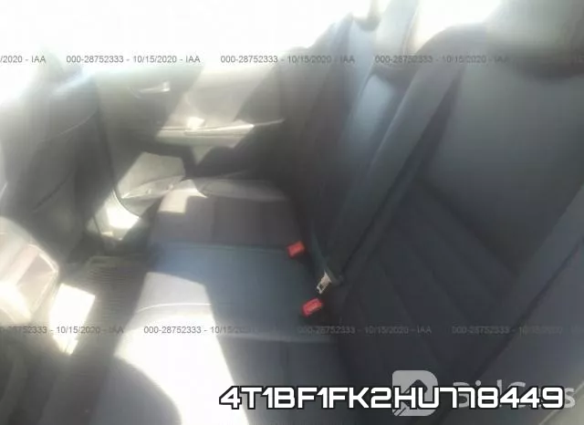 4T1BF1FK2HU778449 фото 8