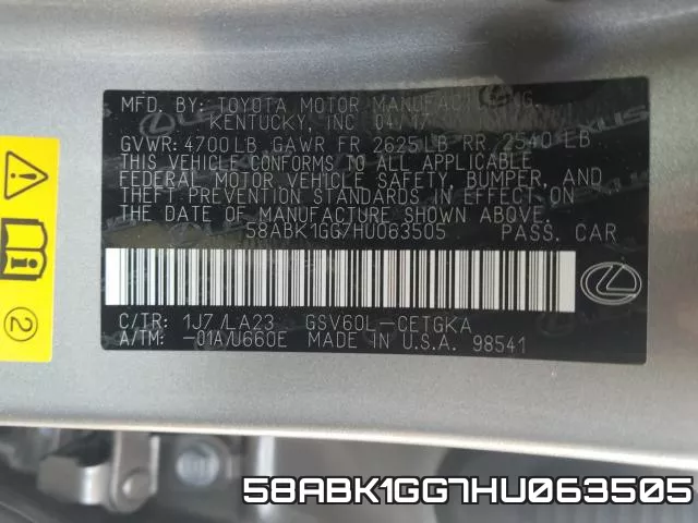 58ABK1GG7HU063505 фото 2